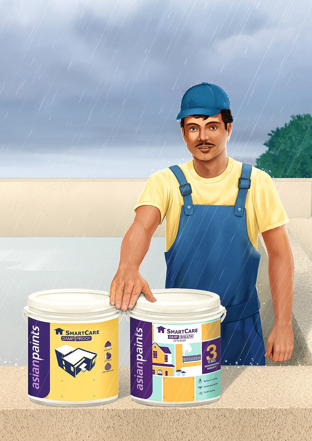 Digital painting for Asian Paints